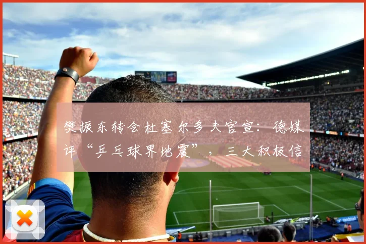 樊振东转会杜塞尔多夫官宣：德媒评“乒乓球界地震”，三大积极信号浮现